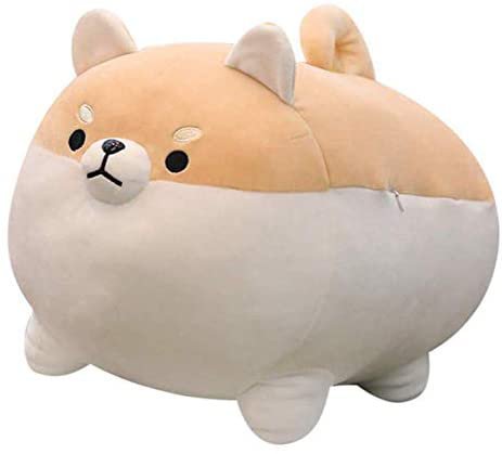 Amazon.com: Auspicious beginning Stuffed Animal Shiba Inu Plush Toy Anime Corgi Kawaii Plush Dog Soft Pillow, Plush Toy Gifts for Boys Girls (Brown, 11.8") : Toys & Games