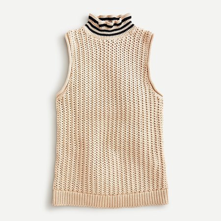 J.Crew: Sleeveless Turtleneck Sweater For Women