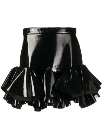 Giuseppe Di Morabito Flared Godet Skirt 041SK71 Black | Farfetch