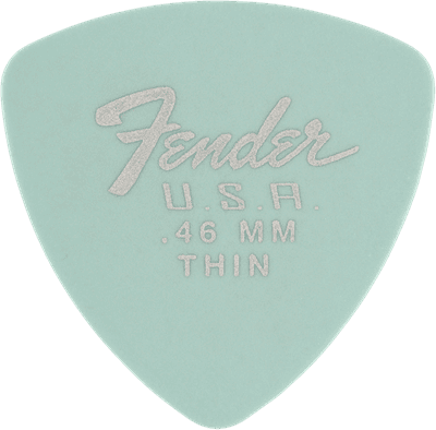 Fender guitar pick 346 Shape, Dura-Tone .46, Daphne Blue (12)