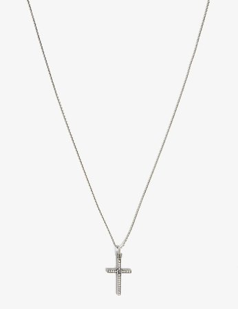 SAINT LAURENT - Cross necklace | Selfridges.com