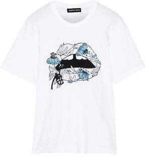 Alex Embellished Stretch-cotton Jersey T-shirt