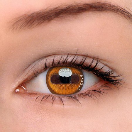 TTDeye Goat Eye Brown Colored Contact Lenses - ttdeye