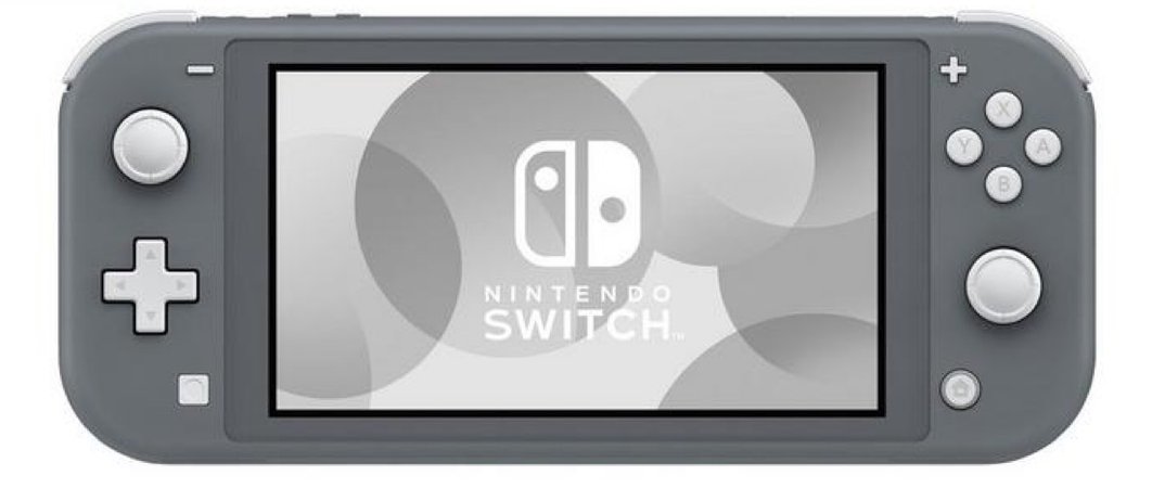 grey Nintendo switch lite