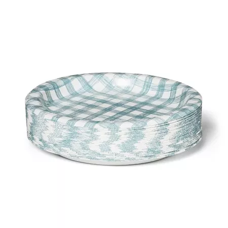 Paper Plate Line Plaid 8.5" - 40ct - Up&Up™ : Target