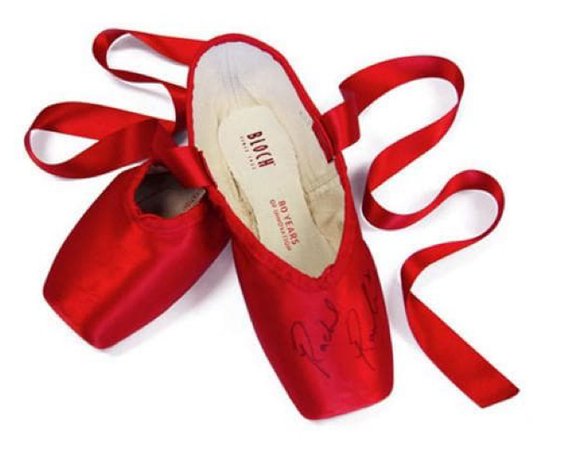Red Pointe Shoes