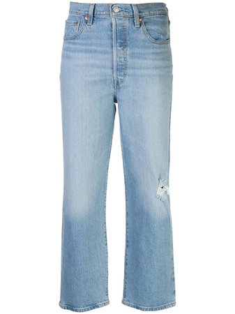 Levi's Ribcage Straight-Fit Jeans Ss20 | Farfetch.com