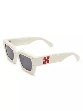 Off-White Mercer 147MM Square Sunglasses | Saks Fifth Avenue