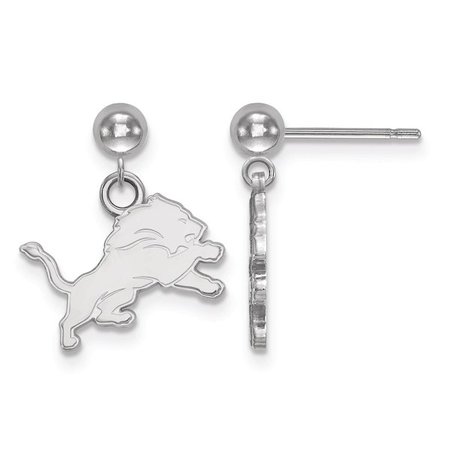 Detroit Lions Sterling Silver Small Logo Ball Post Earrings - CBSSports.com Shop