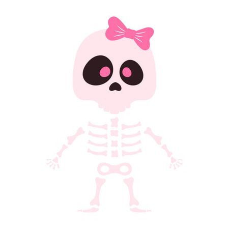 Pink Kawaii Skeleton