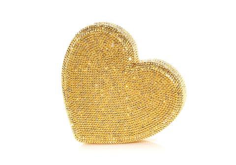 Heart Clutch Gold - Judith Leiber