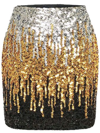 Sequin Stretchy Party Mini Skirt | ANNA-KACI