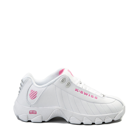 Womens K-Swiss ST-329 Low Athletic Shoe - White / Pink | Journeys