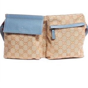 Gucci baby blue fanny pack