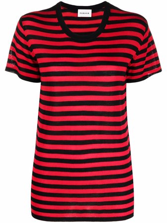 Shop P.A.R.O.S.H. striped crew-neck T-shirt with Express Delivery - FARFETCH