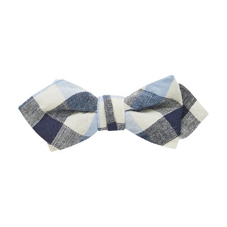 Bow Tie, Diamond Tipped Style, from Buckle | 1922 | BOW TIE, BDT PLAID, SKY