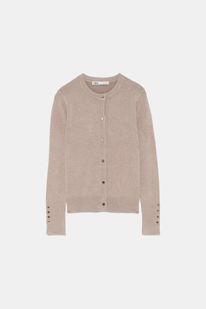 BASIC BUTTONED JACKET - NEW IN-WOMAN | ZARA United States camel