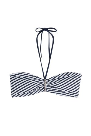 Striped Bikini Top Gr. XS