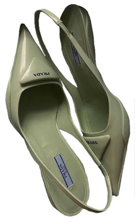 green prada heels