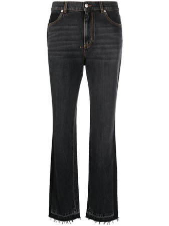 Alexander McQueen high-waist Bootcut Jeans - Farfetch