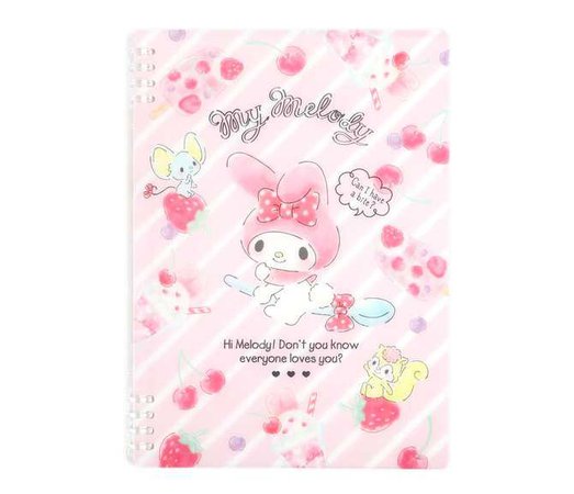 My Melody Spiral Notebook: Fruits | Sanrio