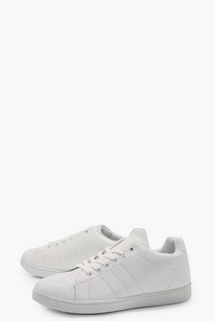Lace Up Sneakers | Boohoo