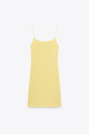 FITTED DRESS - Yellow | ZARA United States