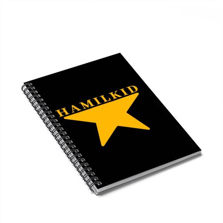 Hamilkid Star Theatre Spiral Notebook Ruled Line | Etsy