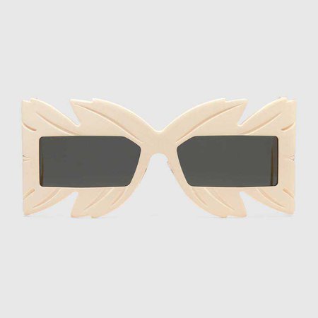 Mask-frame acetate sunglasses - Gucci Women's Square & Rectangle 543939J07409211