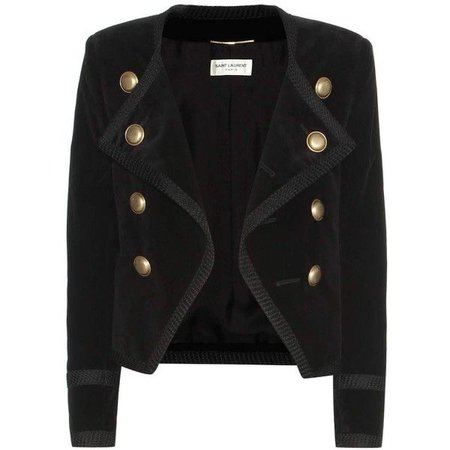 Saint Laurent Cotton Velvet Jacket