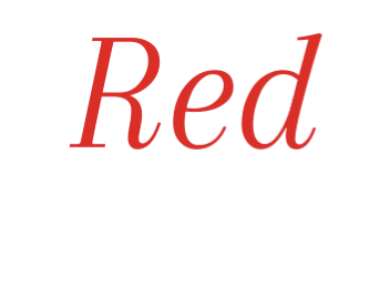 The word red
