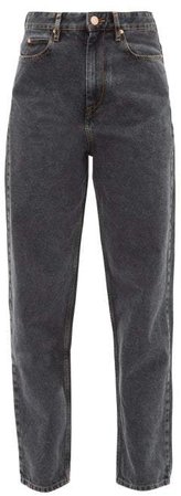 Corsyj High Rise Jeans - Womens - Black