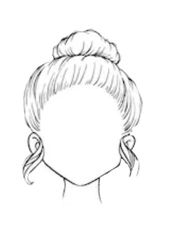 hair head drawing