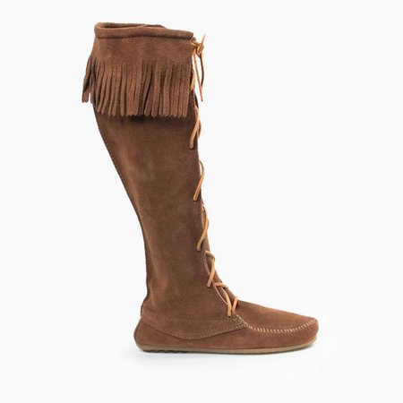 Front Lace Knee High Boot | Minnetonka Moccasin