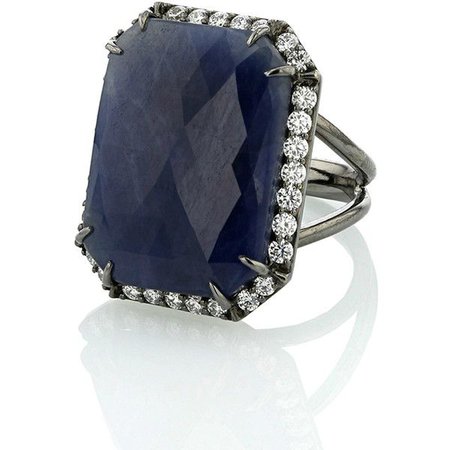 Black Sapphire Ring