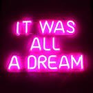 Neon pink sign dream - Google Search