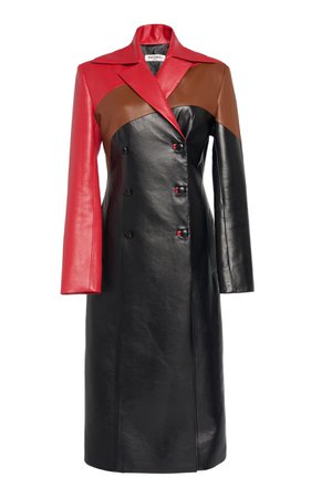 Multi Faux Leather Coat by MATÉRIEL | Moda Operandi