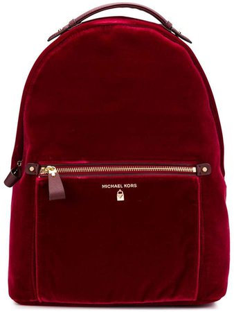 large velvet backpack