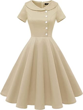 Wedtrend Women's 1950s Vintage Audrey Hepburn Style Cocktail Swing Dresses at Amazon Women’s Clothing store