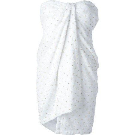 Pinterest Moschino embellished towel dress