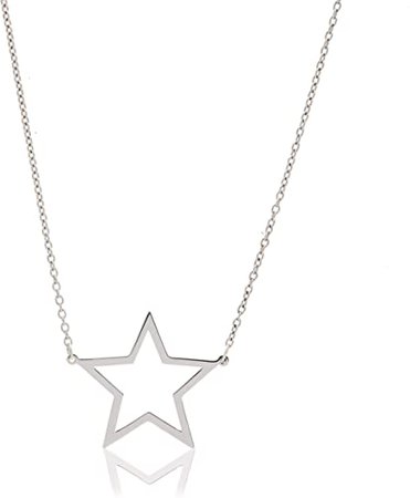 silver star necklace - Google Search
