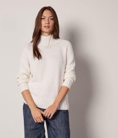 Turtleneck Sweater in Ultrasoft Cashmere Knit - Turtleneck Sweaters | Falconeri