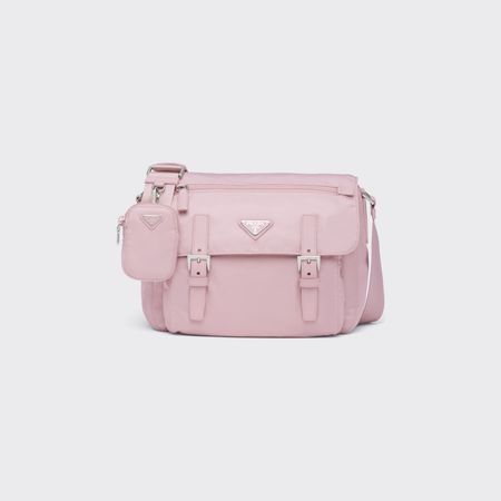 Alabaster Pink Re-Nylon shoulder bag | Prada