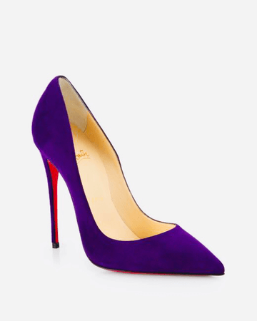 violet purple heels pumps