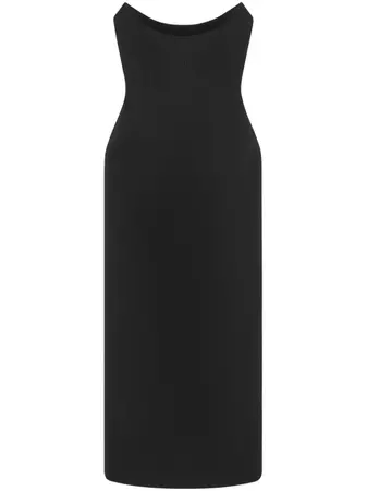 Versace Strapless Bustier Gown - Farfetch