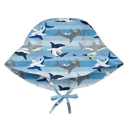 i play.® by green sprouts® Shark Bucket Sun Protection Hat in Blue | buybuy BABY