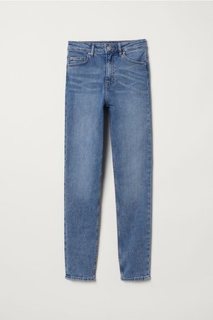 Skinny High Jeans - Denim blue - Ladies | H&M US