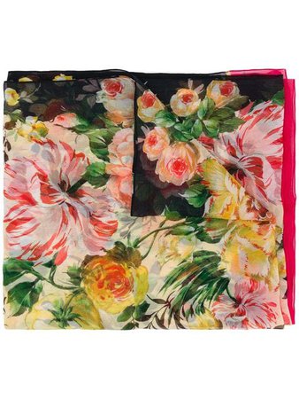 Dolce & Gabbana floral print scarf