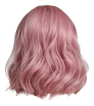 light pink wig