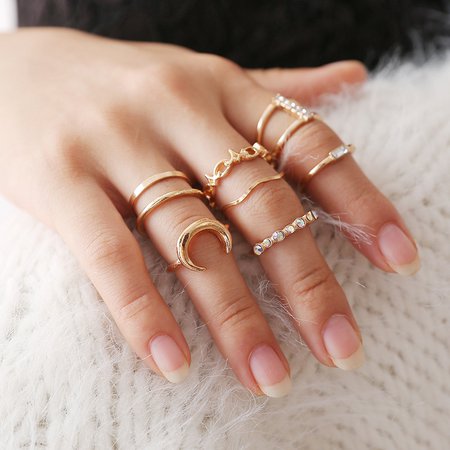 multiple rings on hand - Google Search